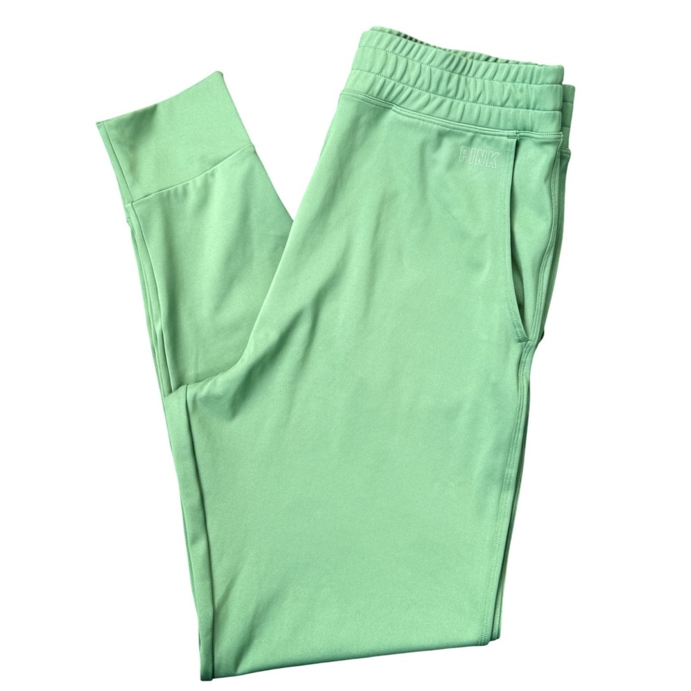 A4 PINK Victoria's Secret Active Jogger Pants Women's Size Large‎ Green Comfy